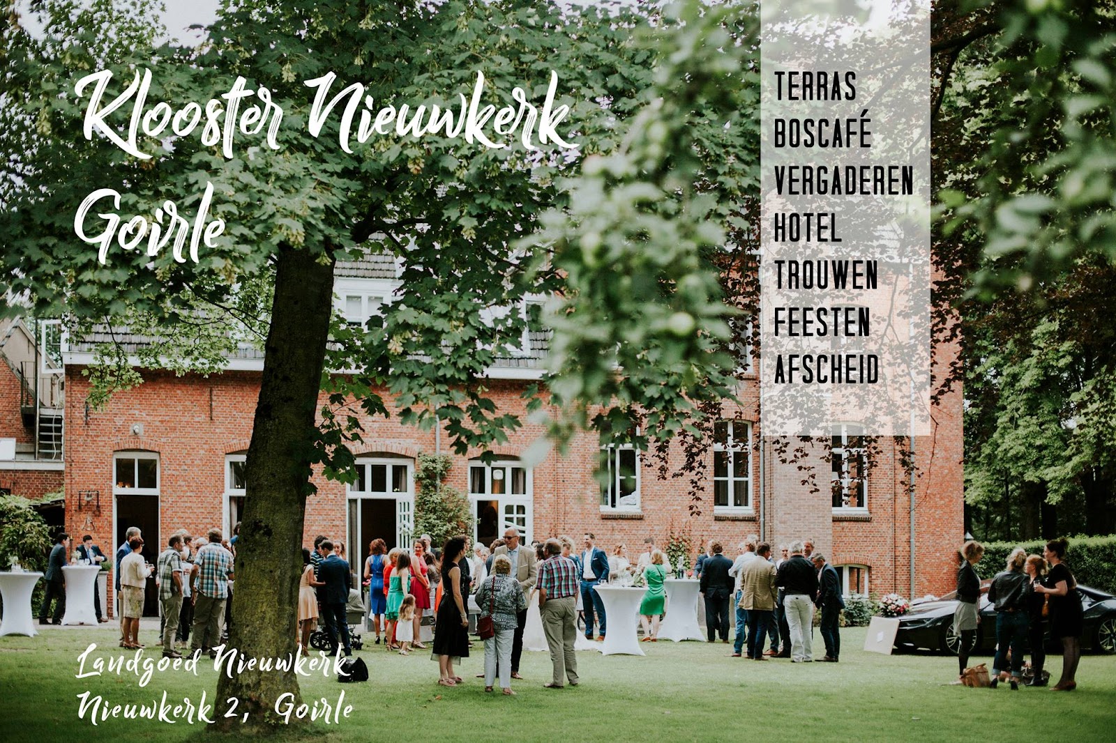 Foto van Klooster Nieuwkerk hotel restaurant trouwlocatie