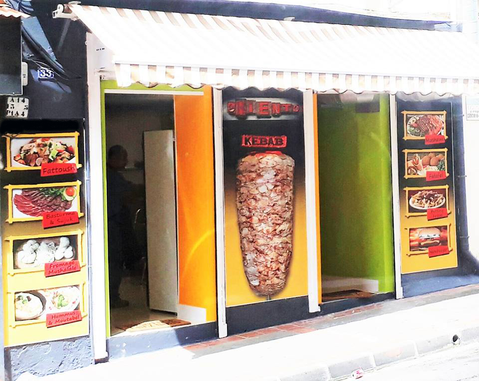 Foto van oriento kebab