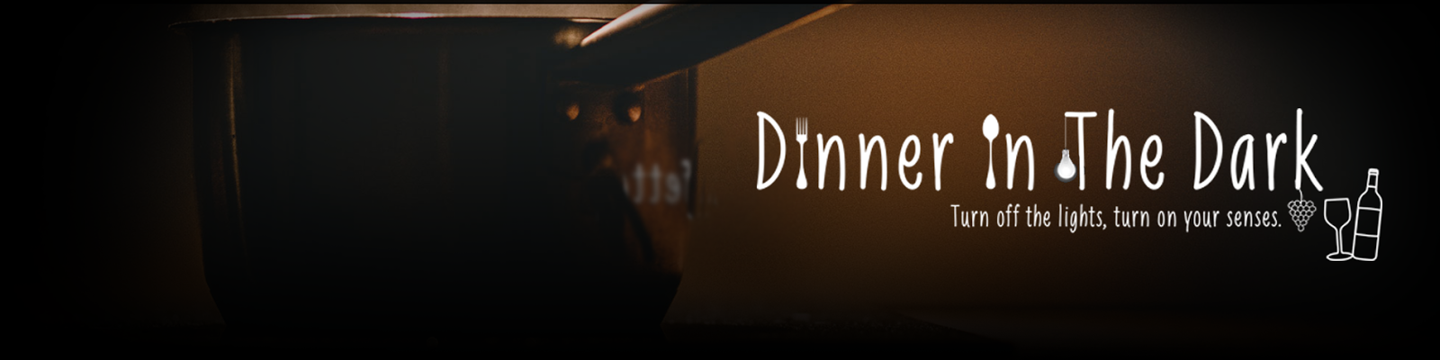 Foto van Dinner in the Dark. Een vijfgangen-diner in het donker!