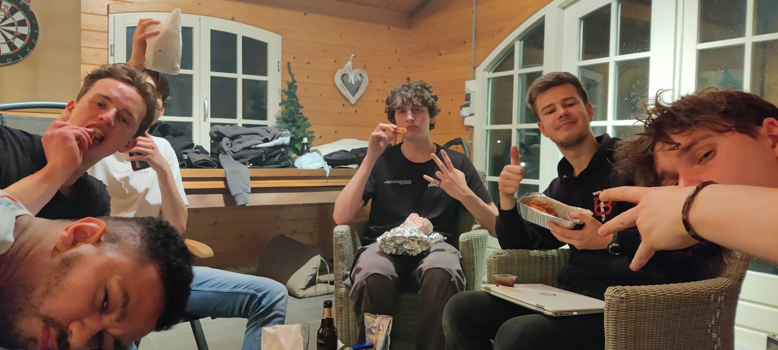 Foto van Chicken in town