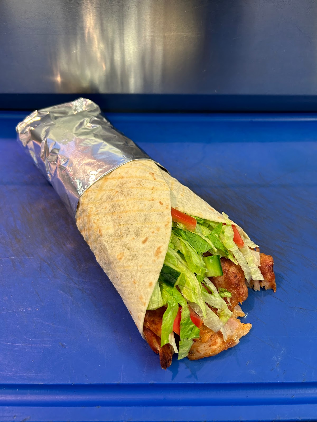 Foto van De shoarma kar
