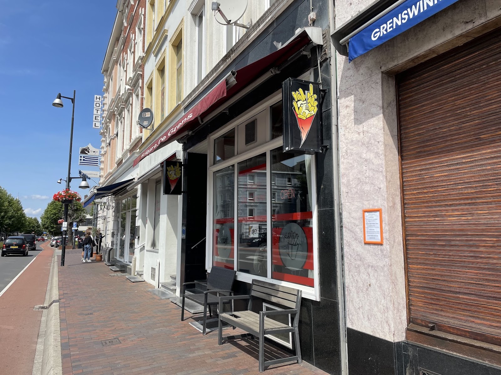Foto van Friture de grens
