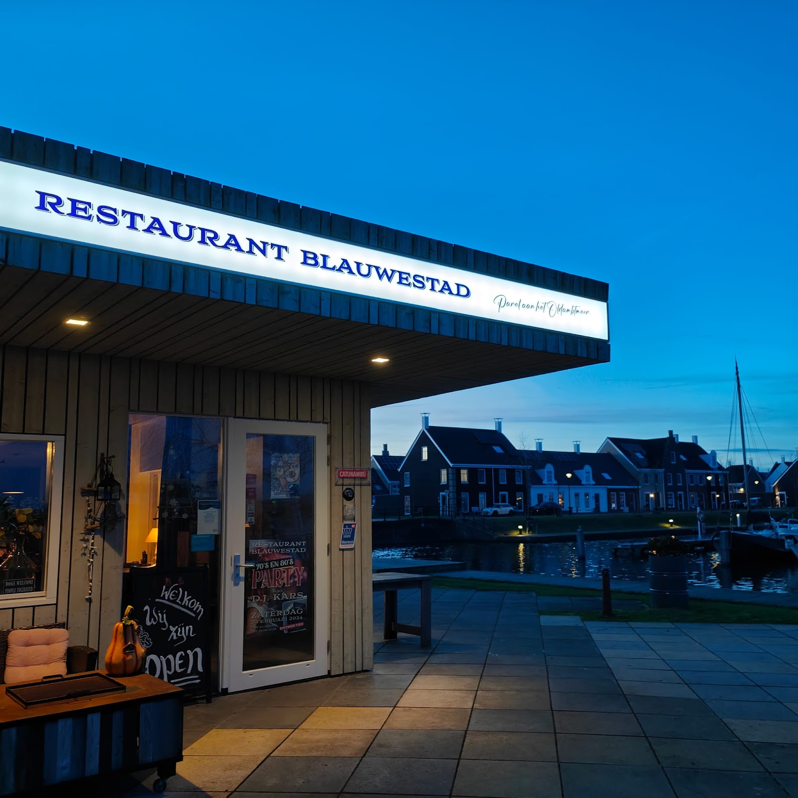 Foto van Restaurant Blauwestad - Parel aan het Oldambtmeer - incl. aanlegplaatsen